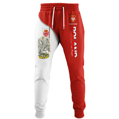 Love Poland 3D Full Print Sweatpants Custom Gift For Poland Lovers