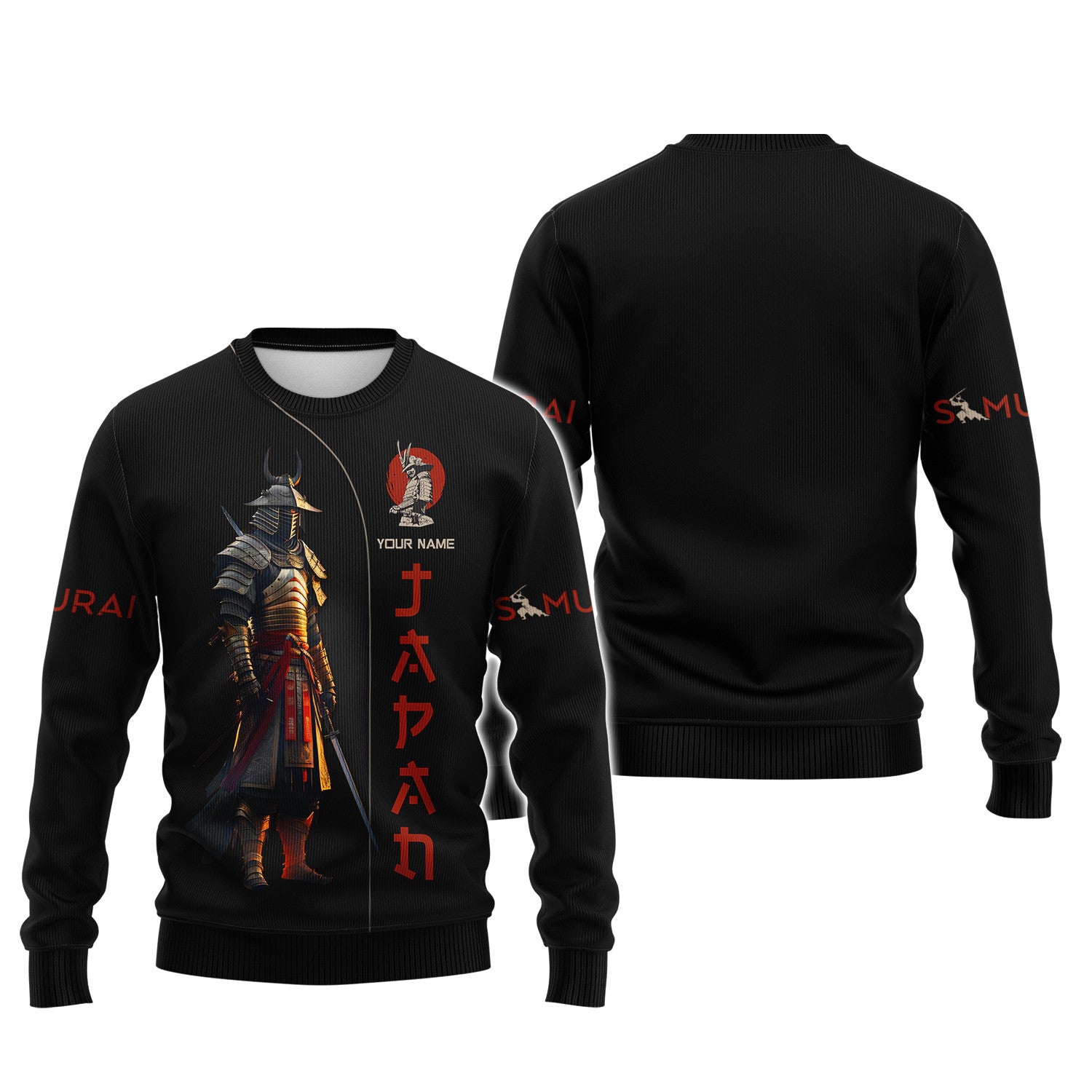 Japan Samurai Personalized Name 3D Shirt Custom Gift For Samurai Lovers