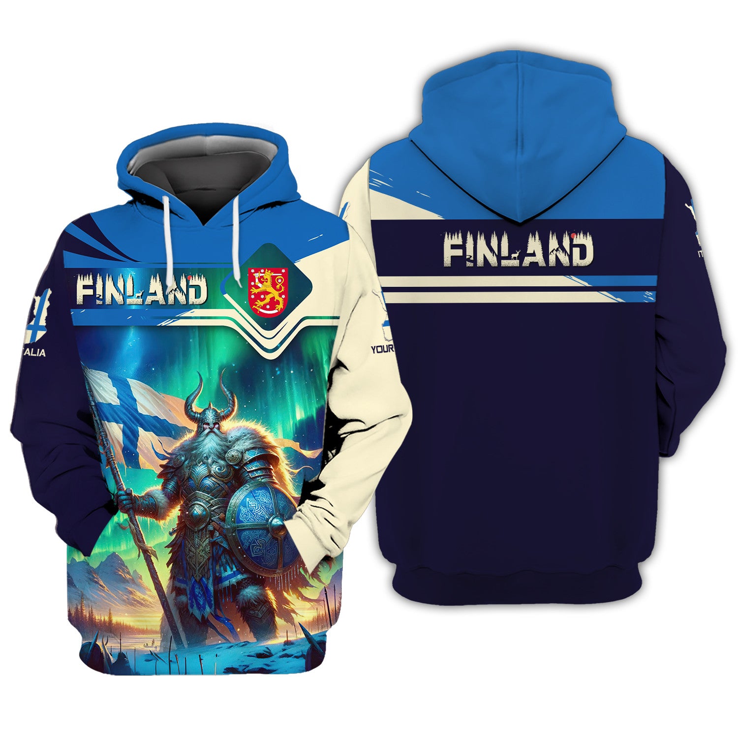 Custom Name Finland 3D Shirt Finland Unisex Shirt Personalized Gift For Finland Lovers