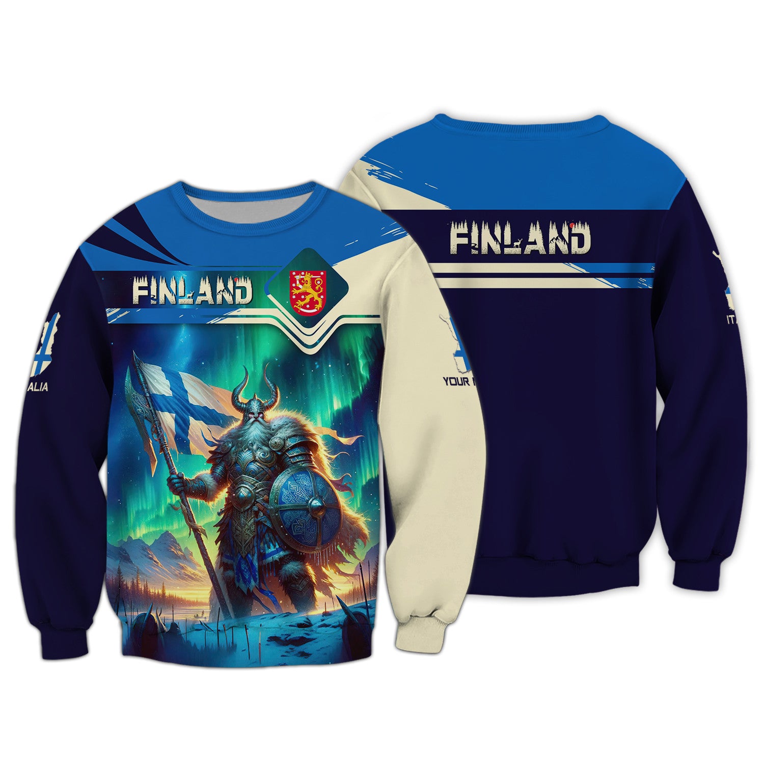 Custom Name Finland 3D Shirt Finland Unisex Shirt Personalized Gift For Finland Lovers