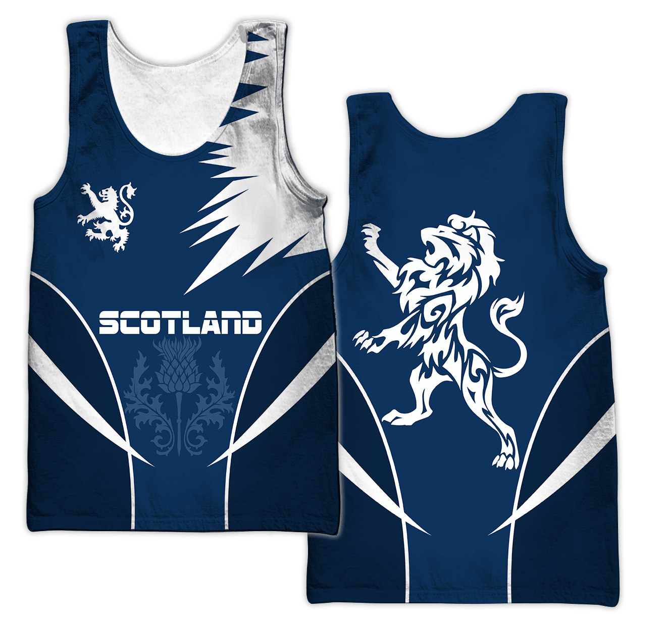 Scottish Rampant Lion Active 3D All Over Printed Hoodie