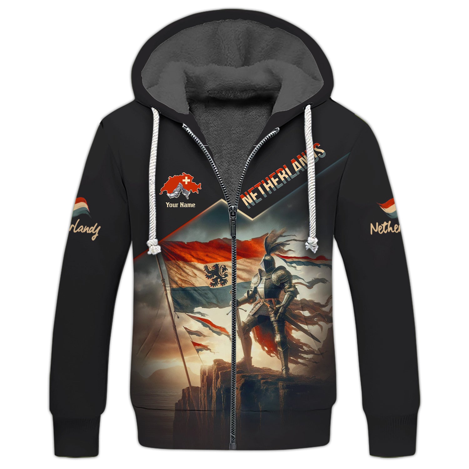 Netherland Flag Custom Tshirt Netherland Knight 3D Shirts