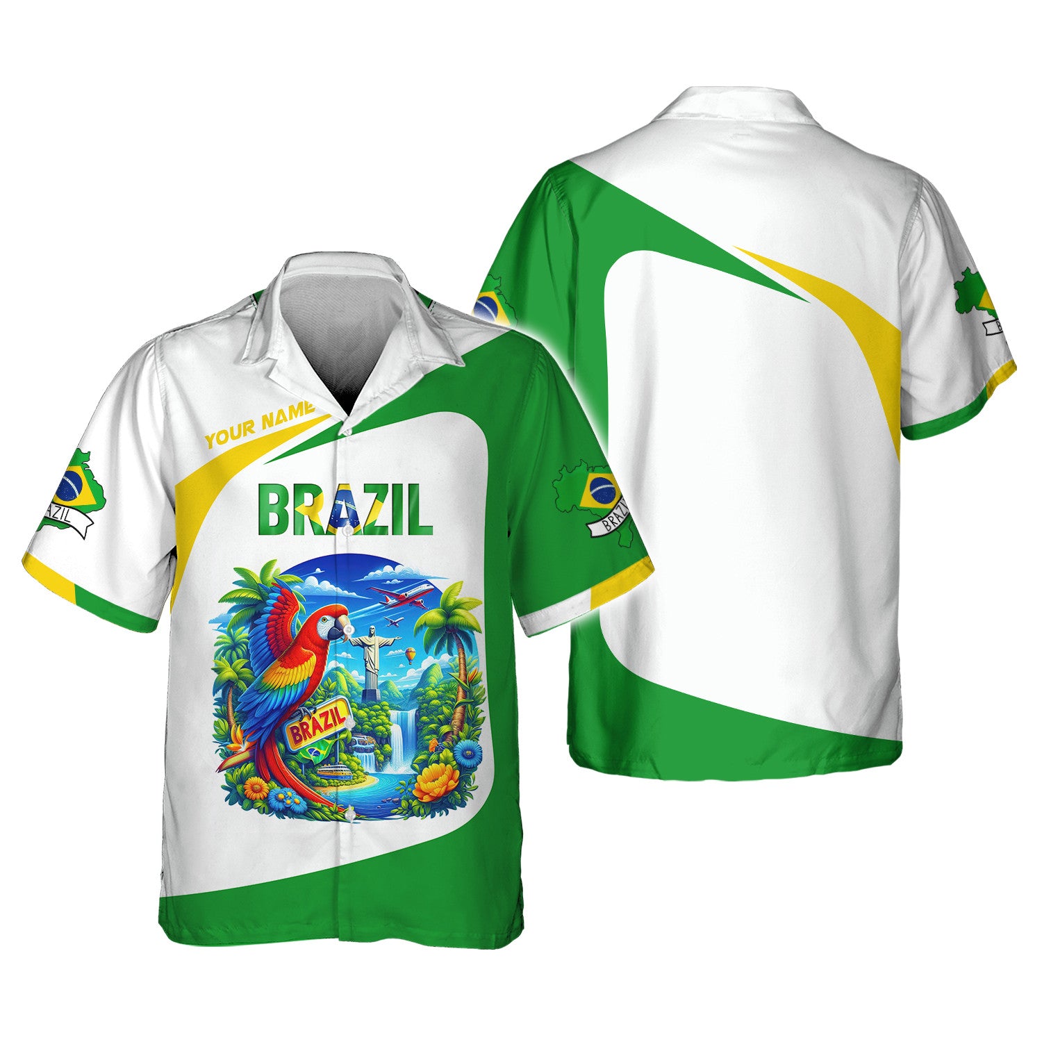 Brazil Custom Zipper Hoodie Gift For Brazil Lovers