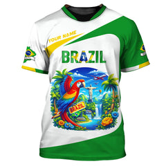 Brazil Custom Zipper Hoodie Gift For Brazil Lovers