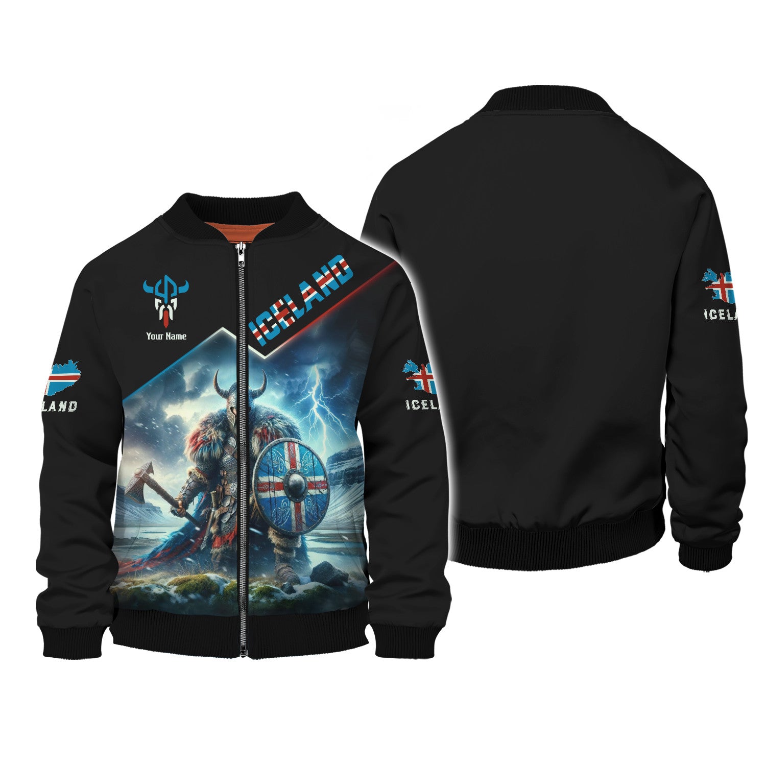 Viking Iceland 3D Full Print Shirt Personalized Gift For Iceland Lovers