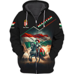 Magyar Custom Tee Shirt Hungary Knight 3D Shirts