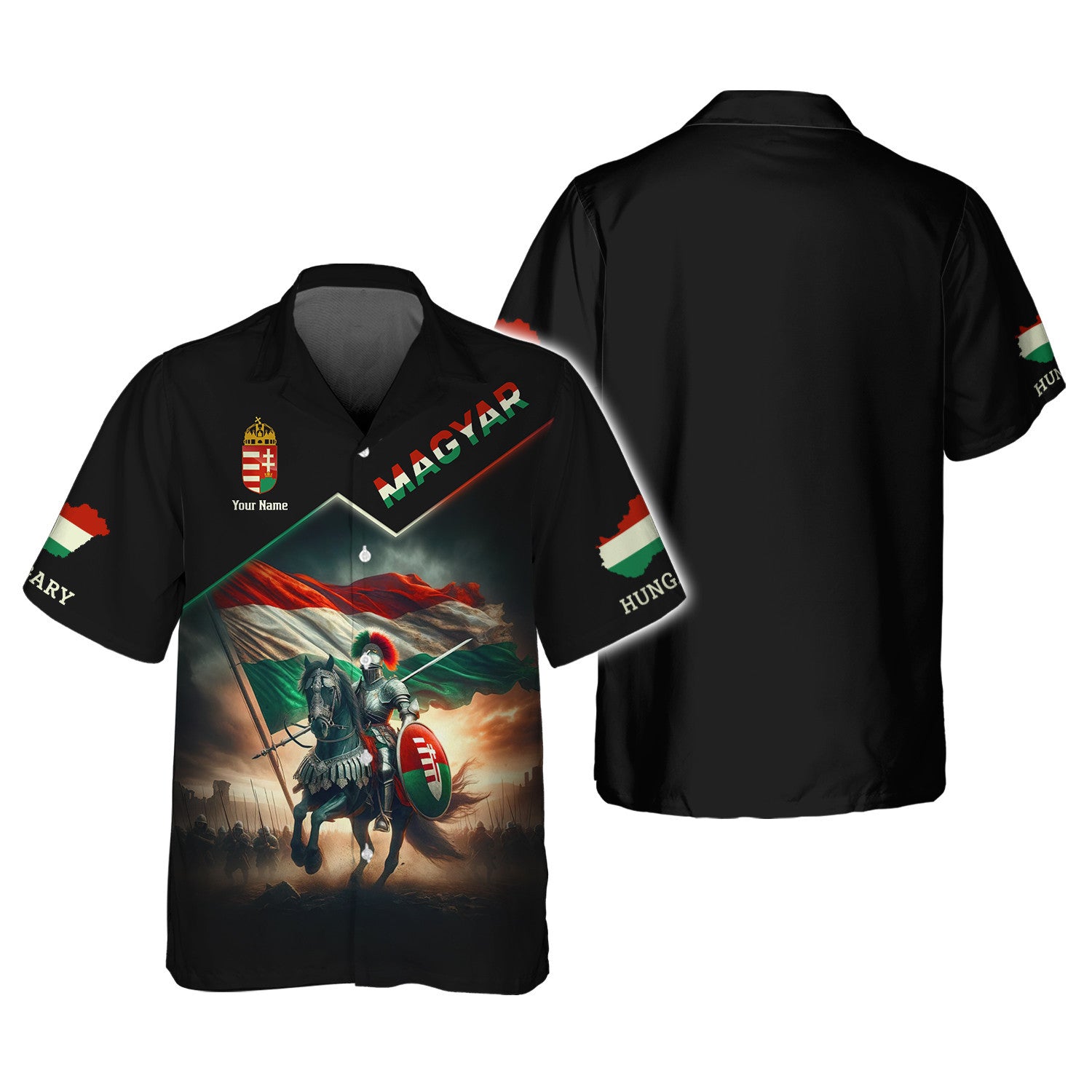 Magyar Custom Tee Shirt Hungary Knight 3D Shirts