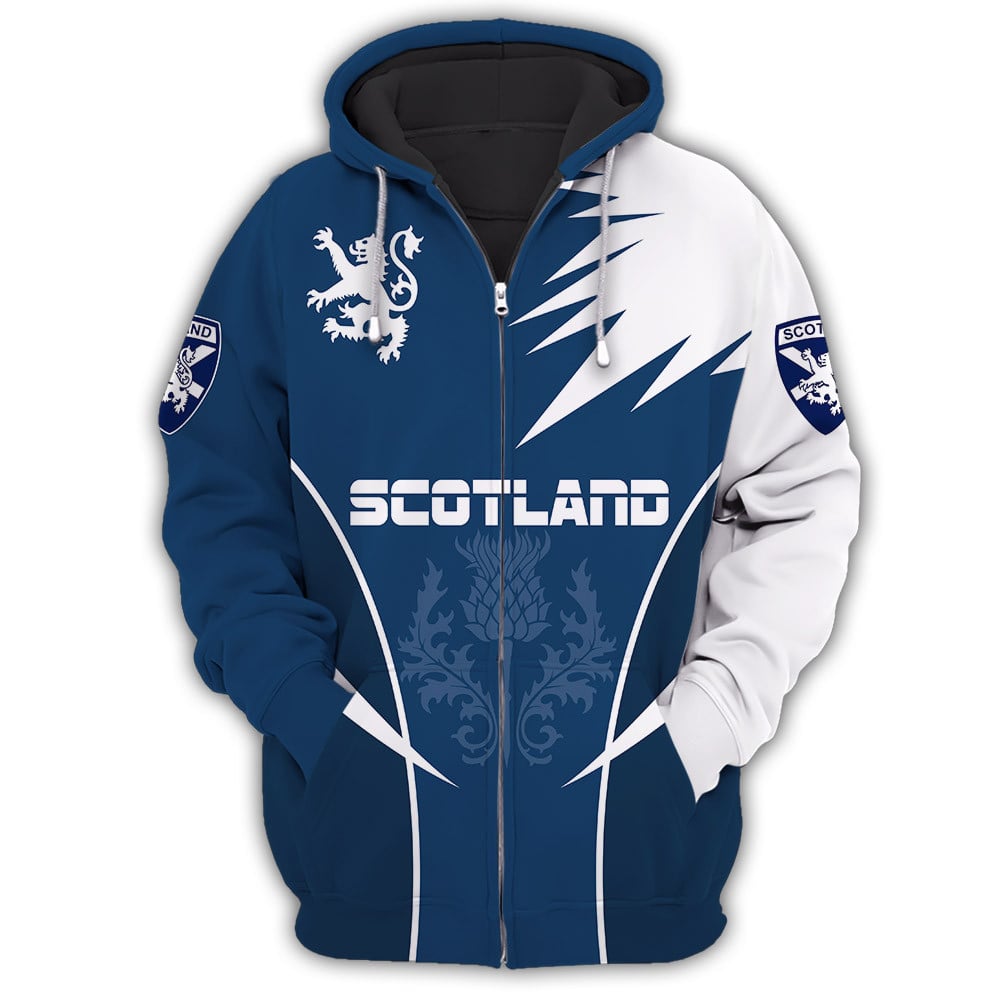 Scottish Rampant Lion Active 3D All Over Printed Hoodie