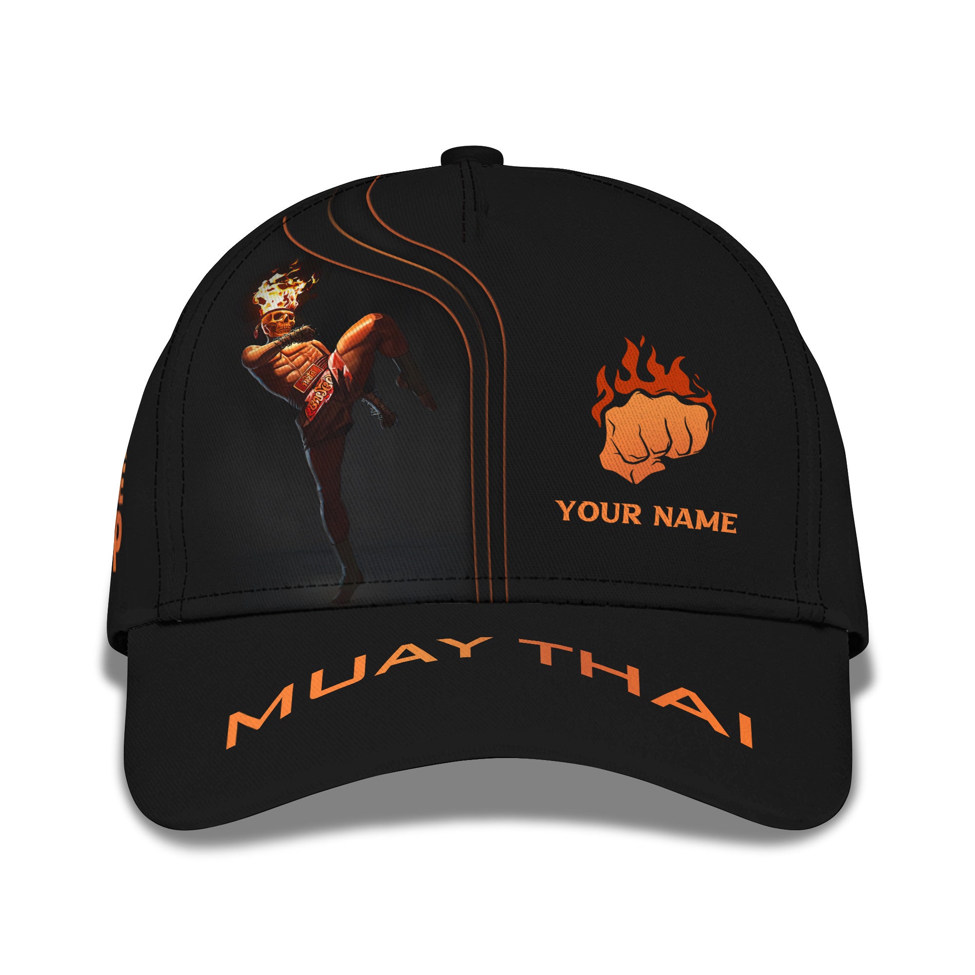 Muay Thai Fire Man Personalized Name Shirt Gift For Muay Thai Lovers