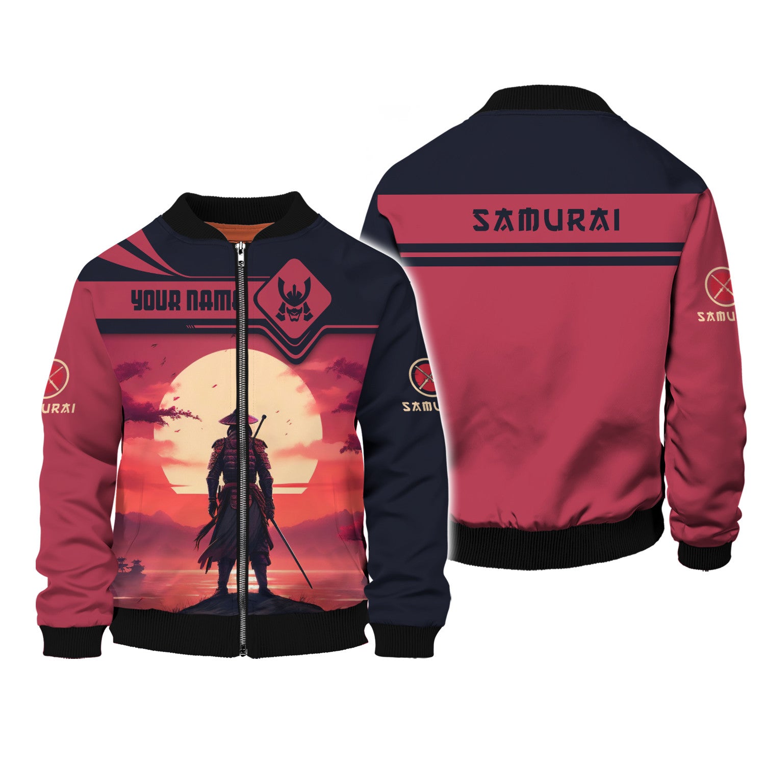 Japan Samurai 3D Full Print Shirt Personalized Gift For Samurai Lovers