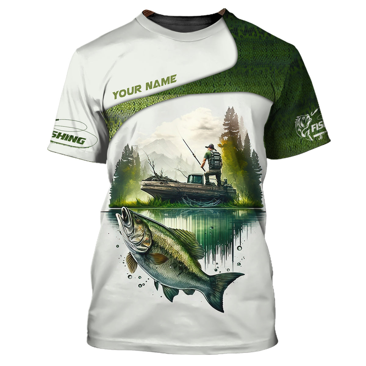 Fishing Custom Tshirts Bass Fishing Shirts