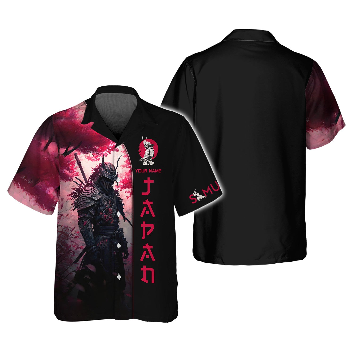 Japan Samurai 3D Full Print Shirt Samurai Shirt Gift For Samurai Lovers