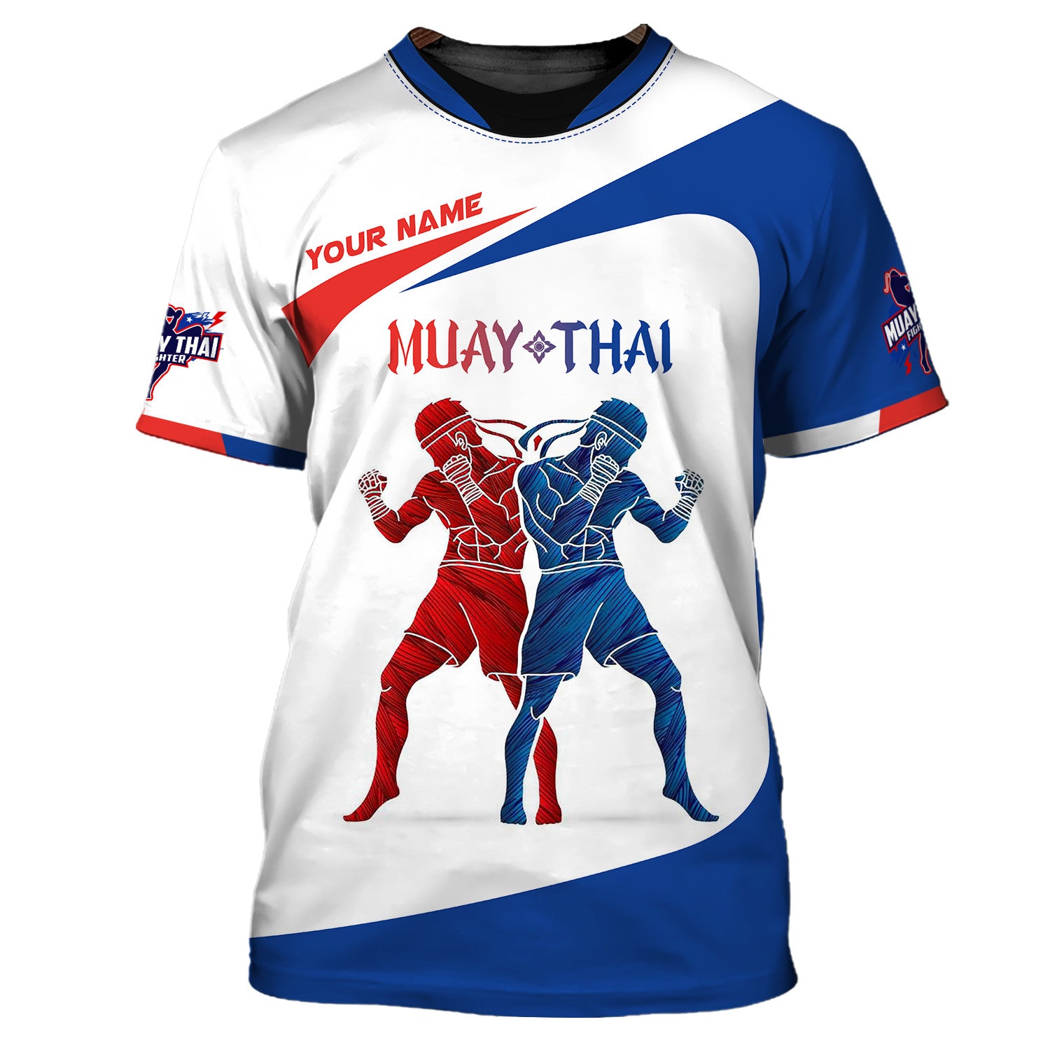 Muay Thai Life Custom Name 3D Full Print Zipper Hoodie Gift For Muay Thai Lovers