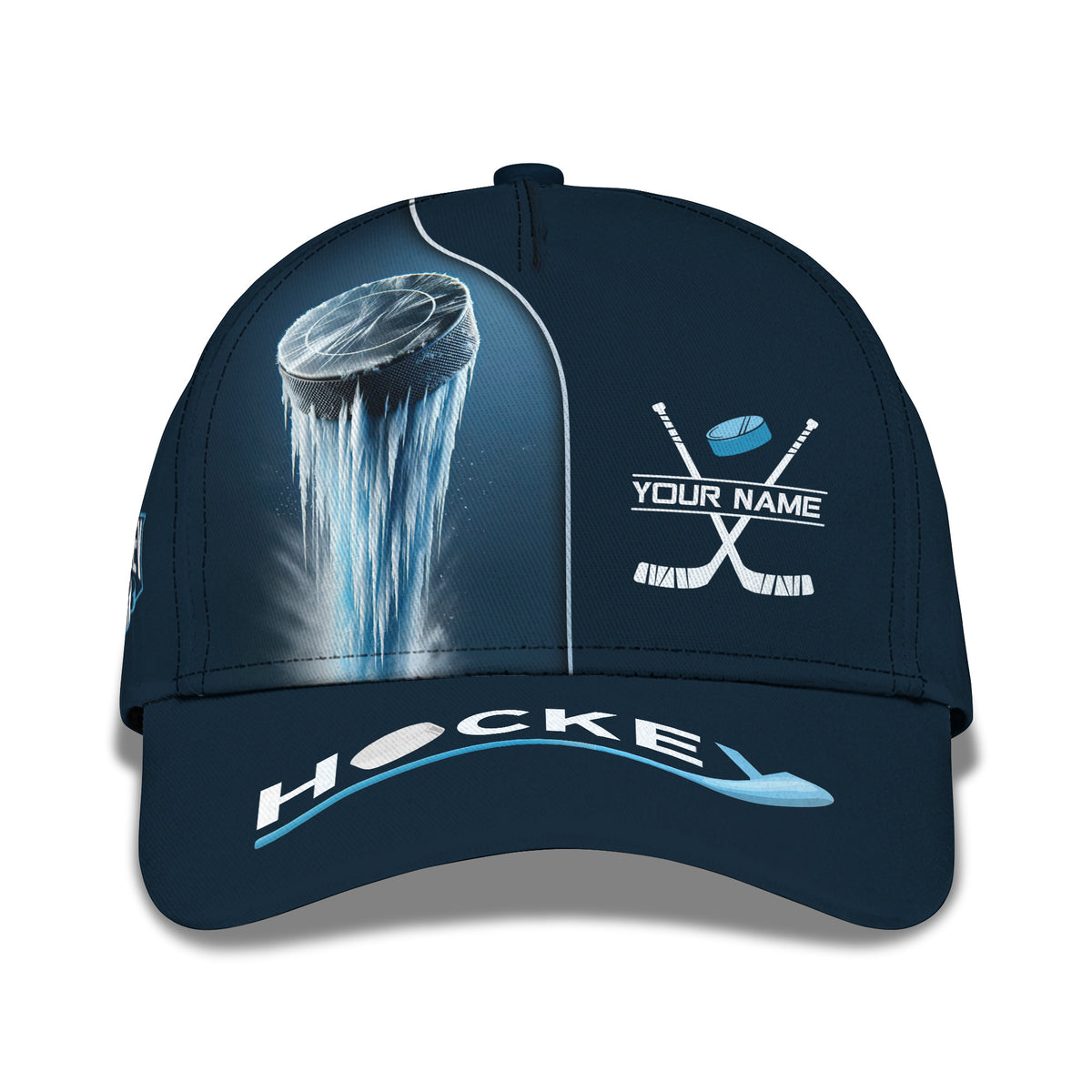 Perfect Hockey Classic Cap Personalized Name 3D Hockey Classic Cap Gift For Hockey Lovers