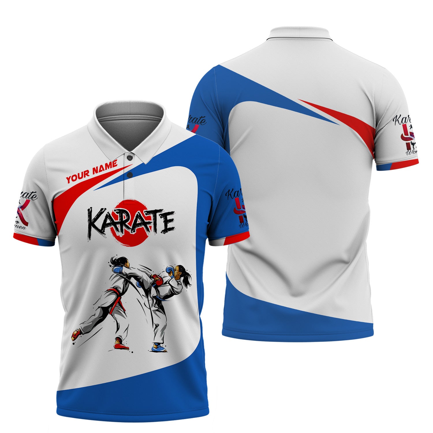 Custom Name Karate Shirt Personalized Name Gift For Karate Lovers