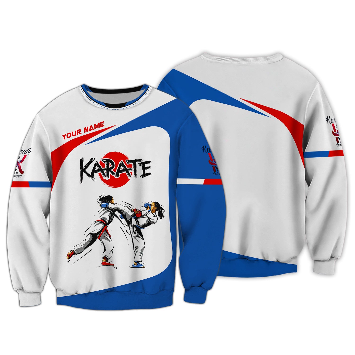 Custom Name Karate Shirt Personalized Name Gift For Karate Lovers