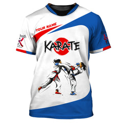 Custom Name Karate Shirt Personalized Name Gift For Karate Lovers