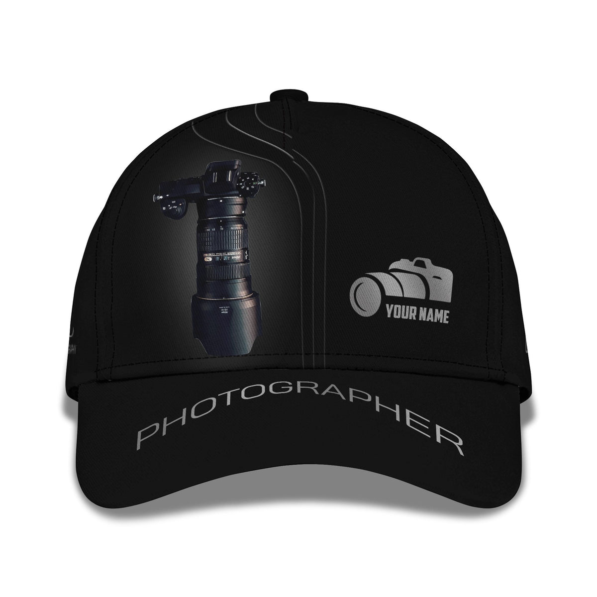 Personalized Name NK 3D Full Print Classic Cap Gift For Photographers