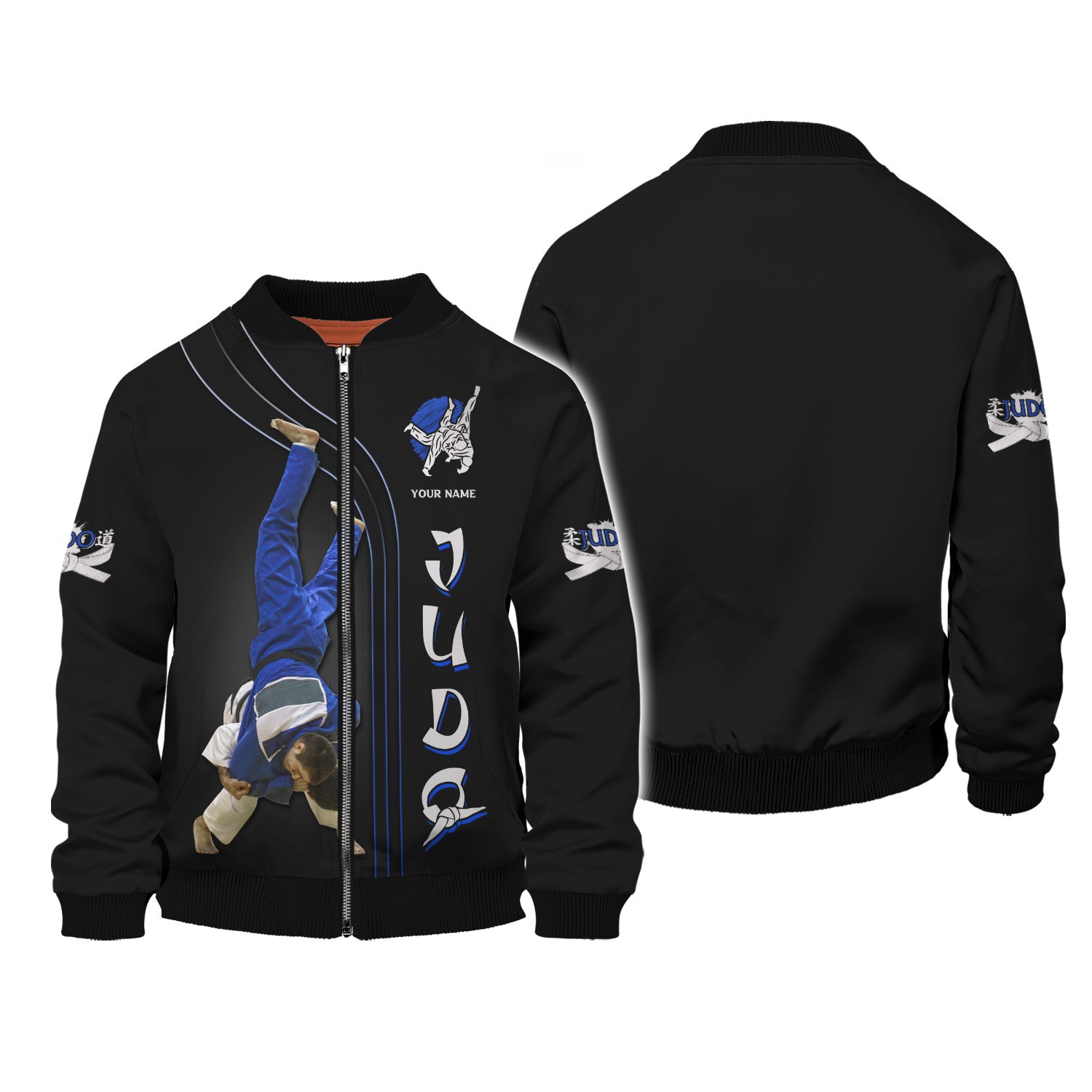 Judo Cutom Name 3D Full Print Zipper Hoodie Personalized Gift For Judo Lovers