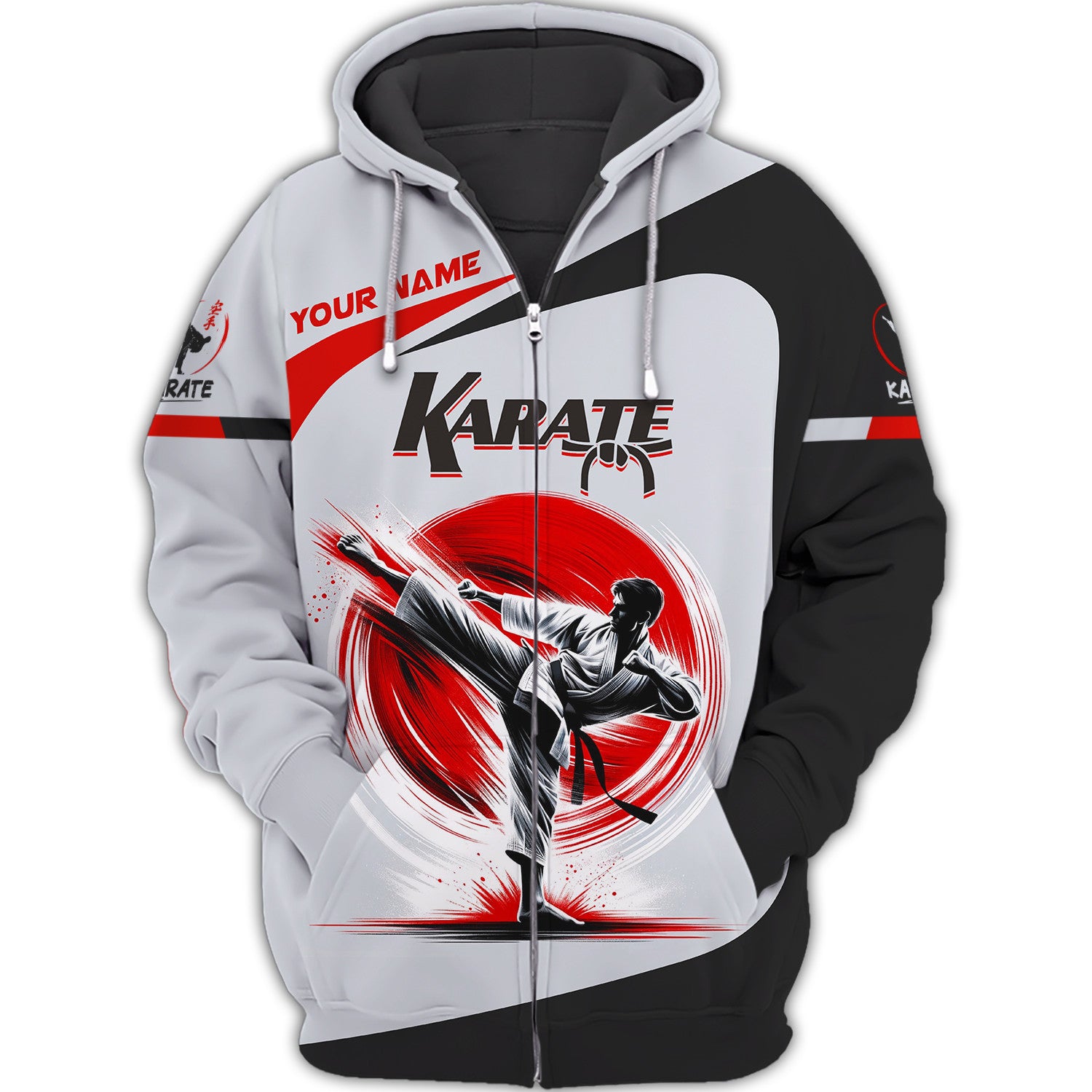 Karate Man Shirt Custom Name 3D Karate Shirt Personalized Gift For Karate Lovers