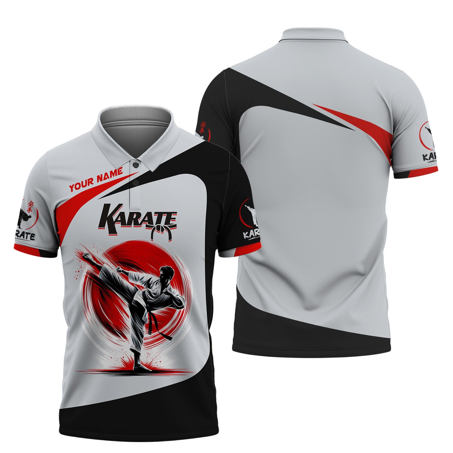 Karate Man Shirt Custom Name 3D Karate Shirt Personalized Gift For Karate Lovers