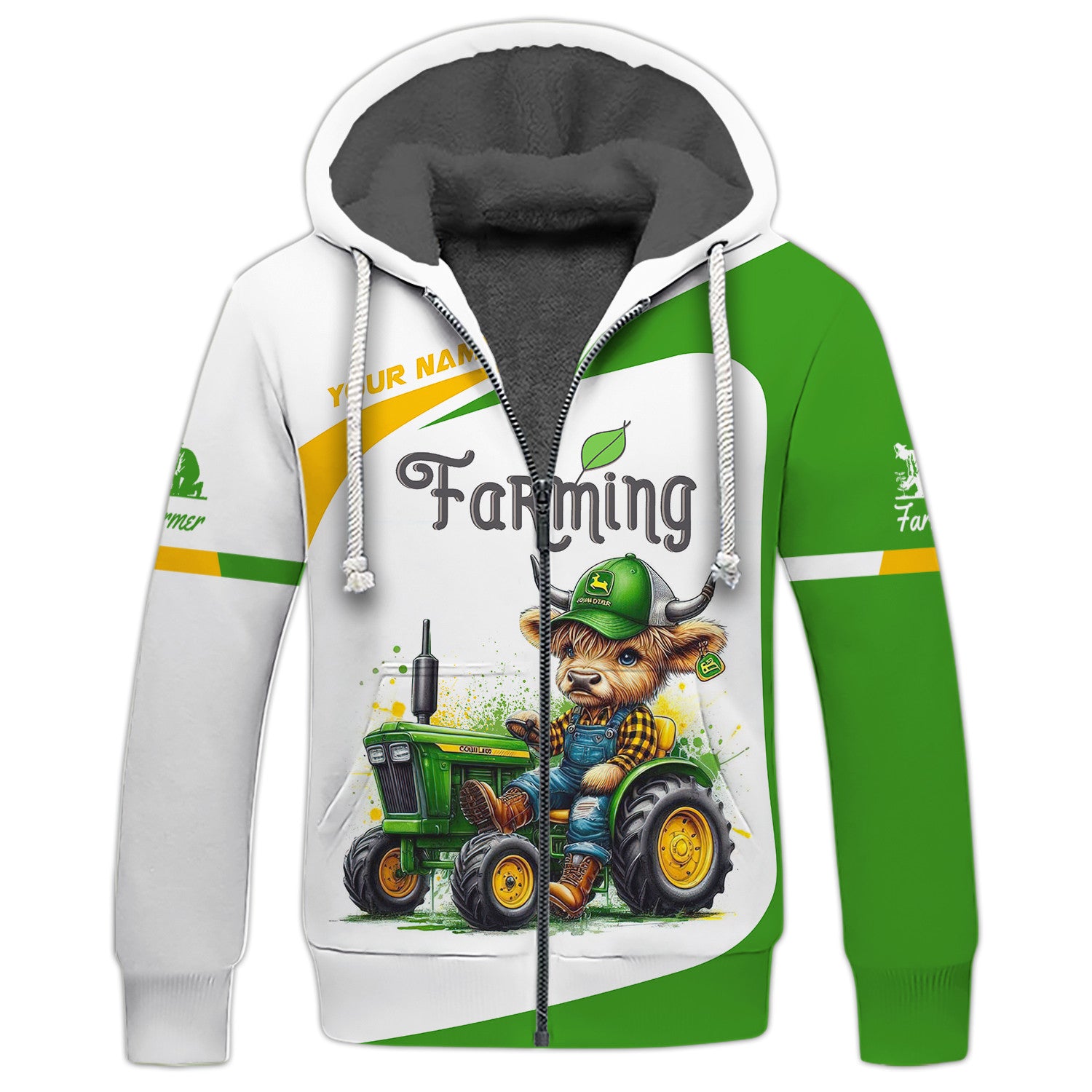 Farming Custom Tshirts Farmer Shirts Cow & Tractor 3D Shirts