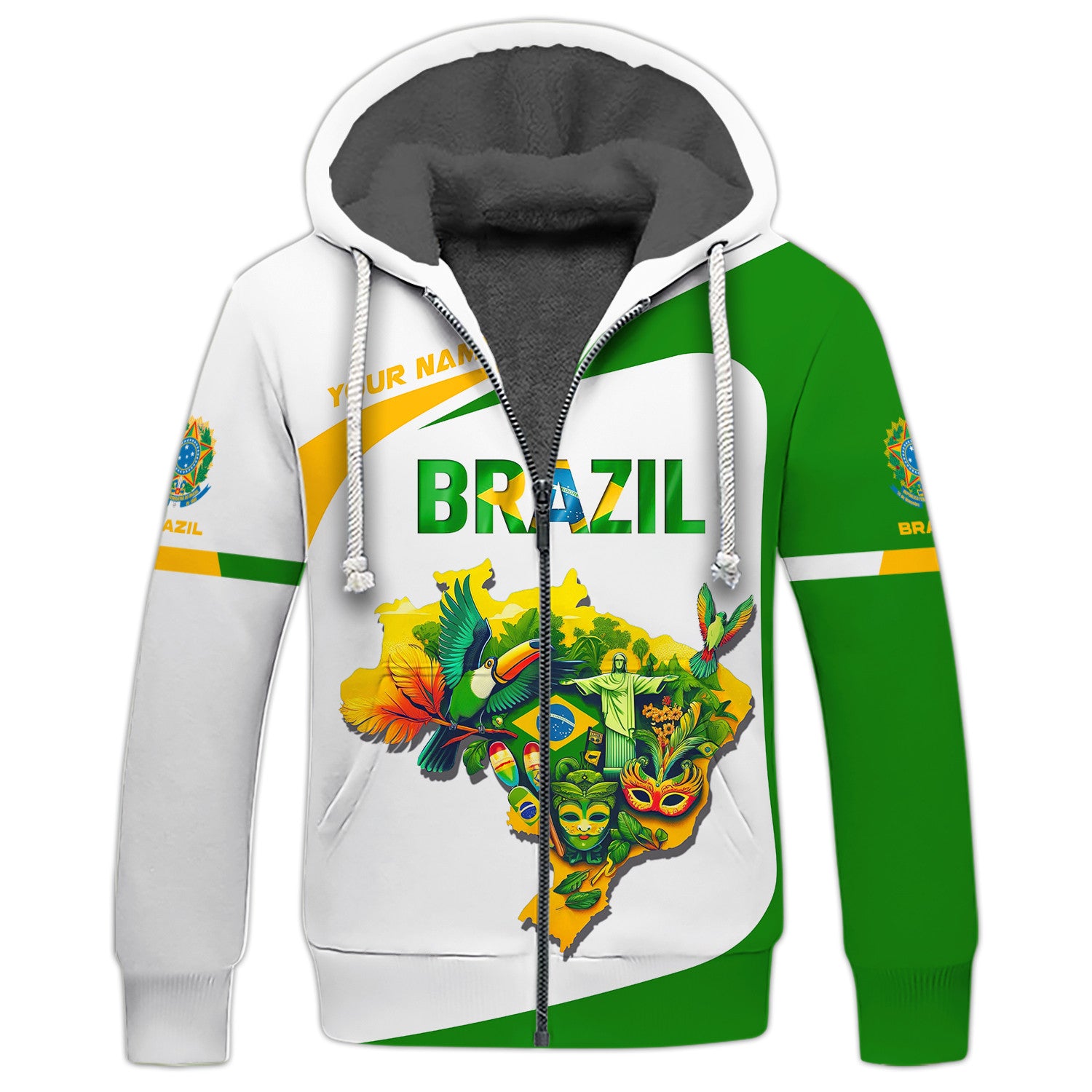 Brazil Map 3D Shirts Brazil Custom Tshirts Gif For Brazil Lovers