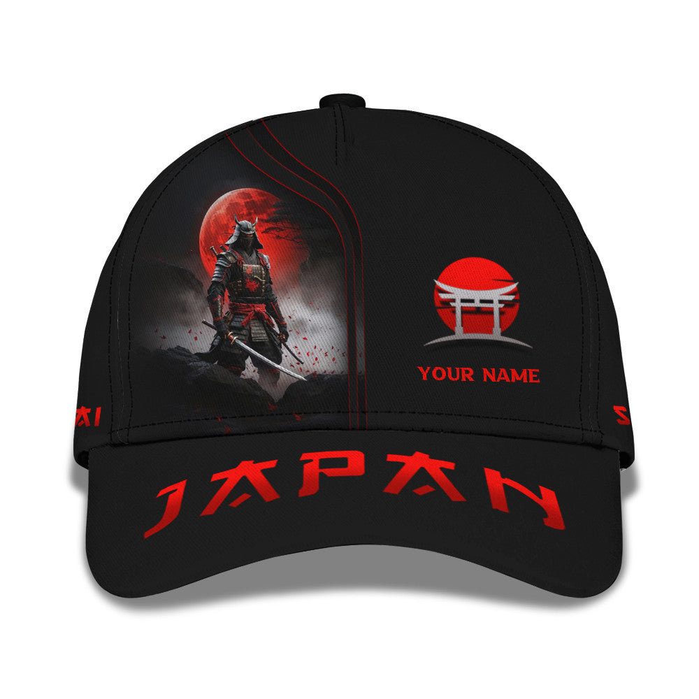 Japan Custom Zipper Hoodie Samurai 3D Zipper Hoodie