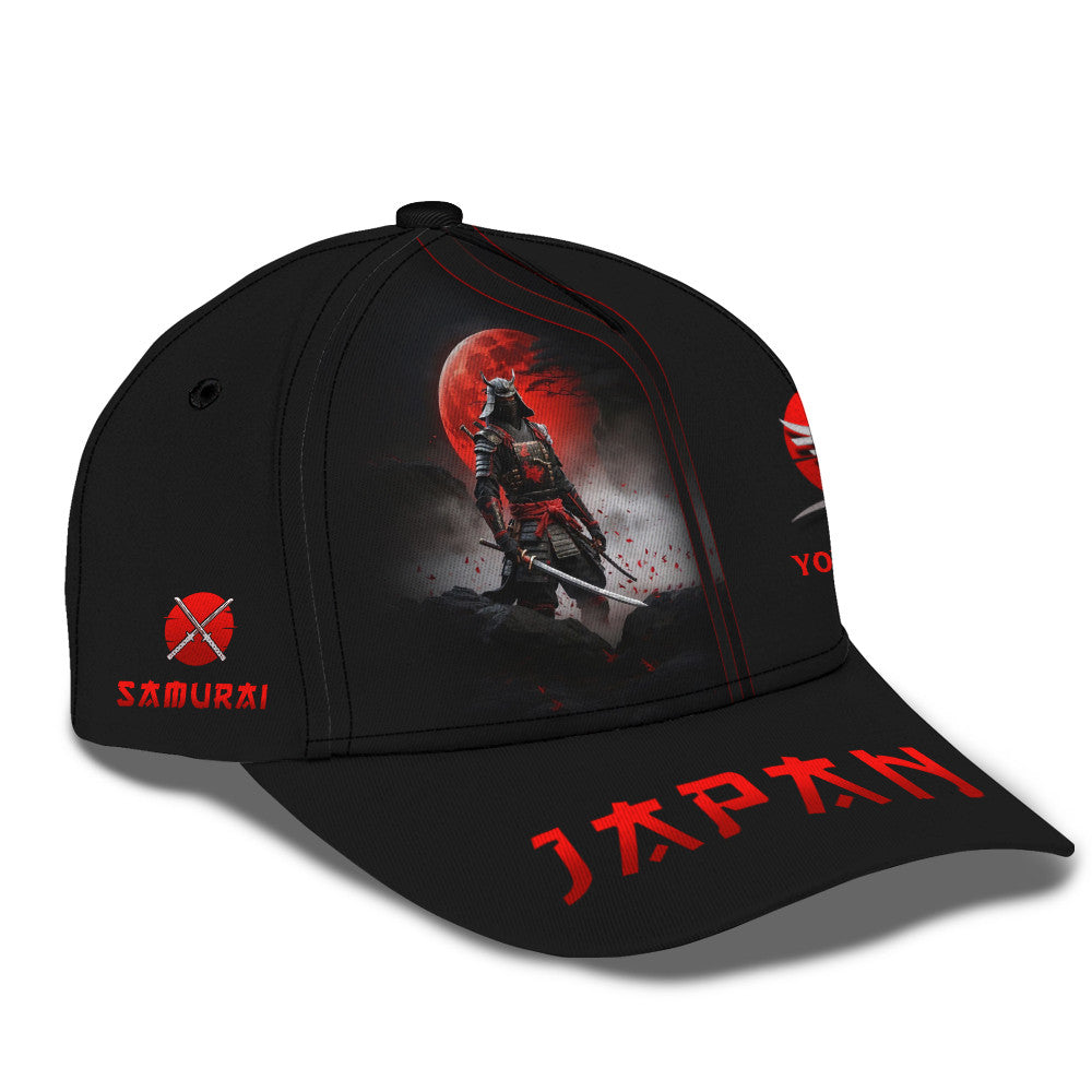 Japan Custom Classic Cap Samurai 3D Classic Cap