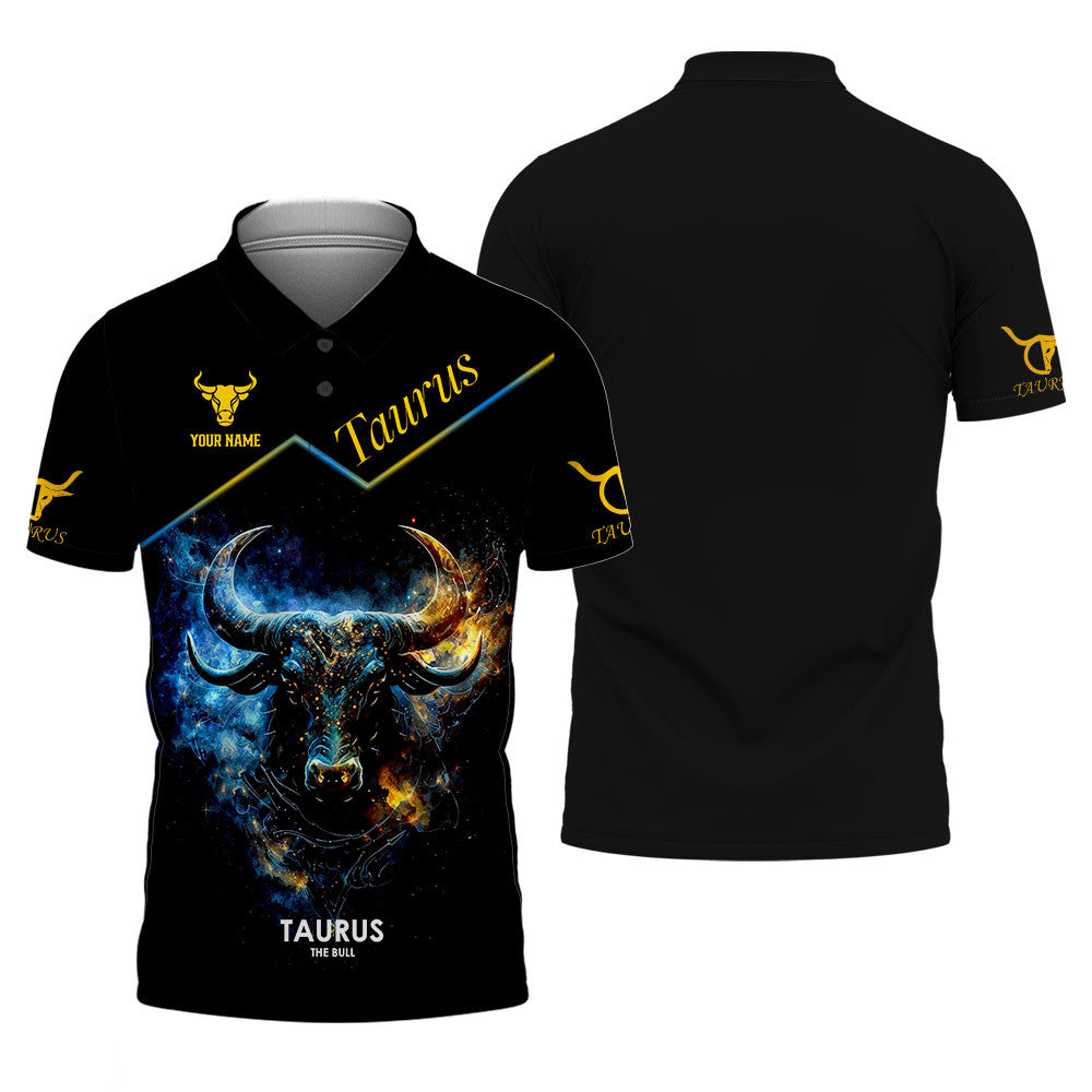 Taurus 3D Zipper Hoodie Zodiac Custom Zipper Hoodie