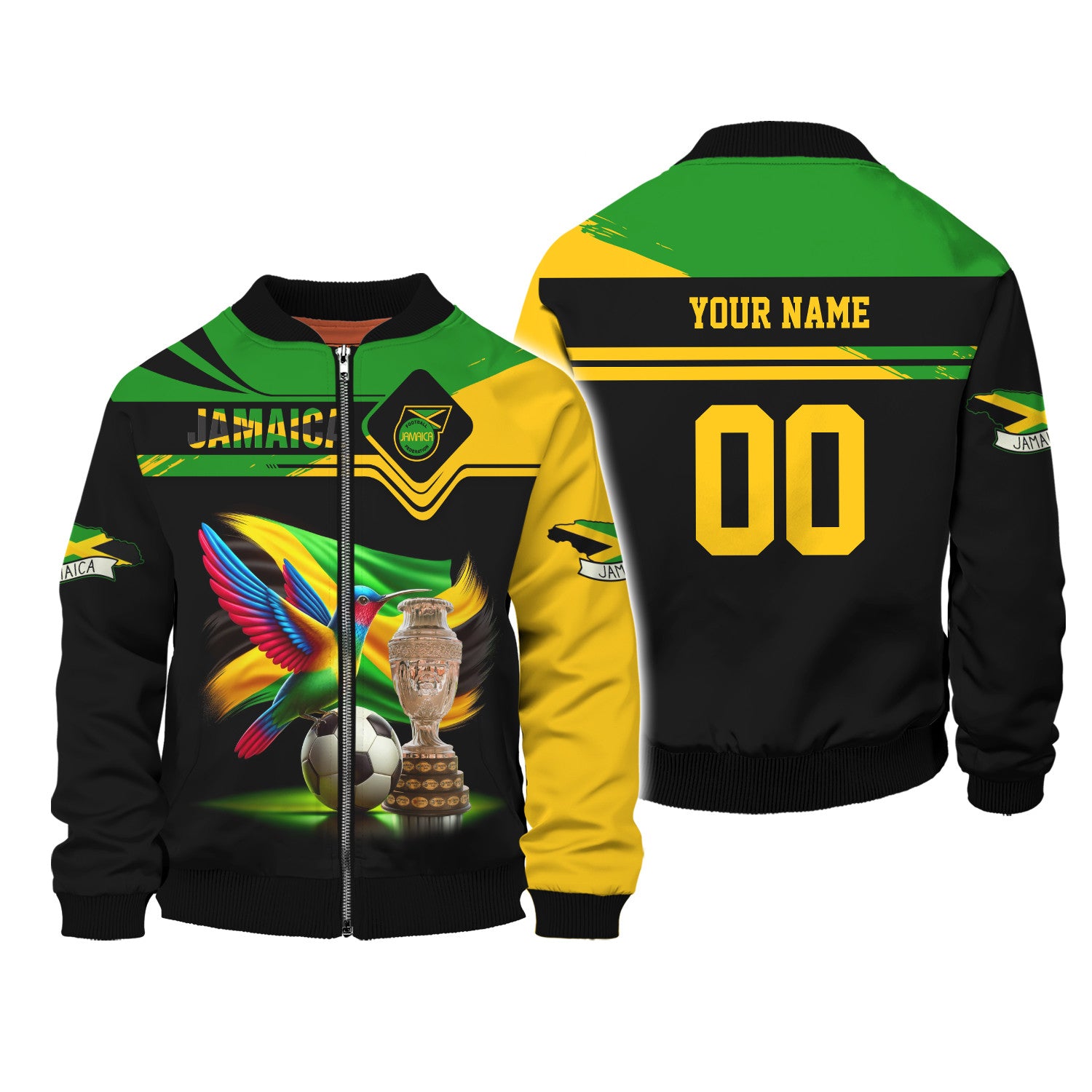 Jamaica Copa America Cup Personalized Name 3D Shirt Custom Gift For Jamaica Fans