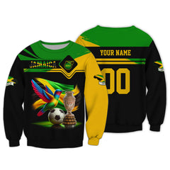 Jamaica Copa America Cup Personalized Name 3D Shirt Custom Gift For Jamaica Fans