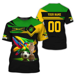 Jamaica Copa America Cup Personalized Name 3D Shirt Custom Gift For Jamaica Fans