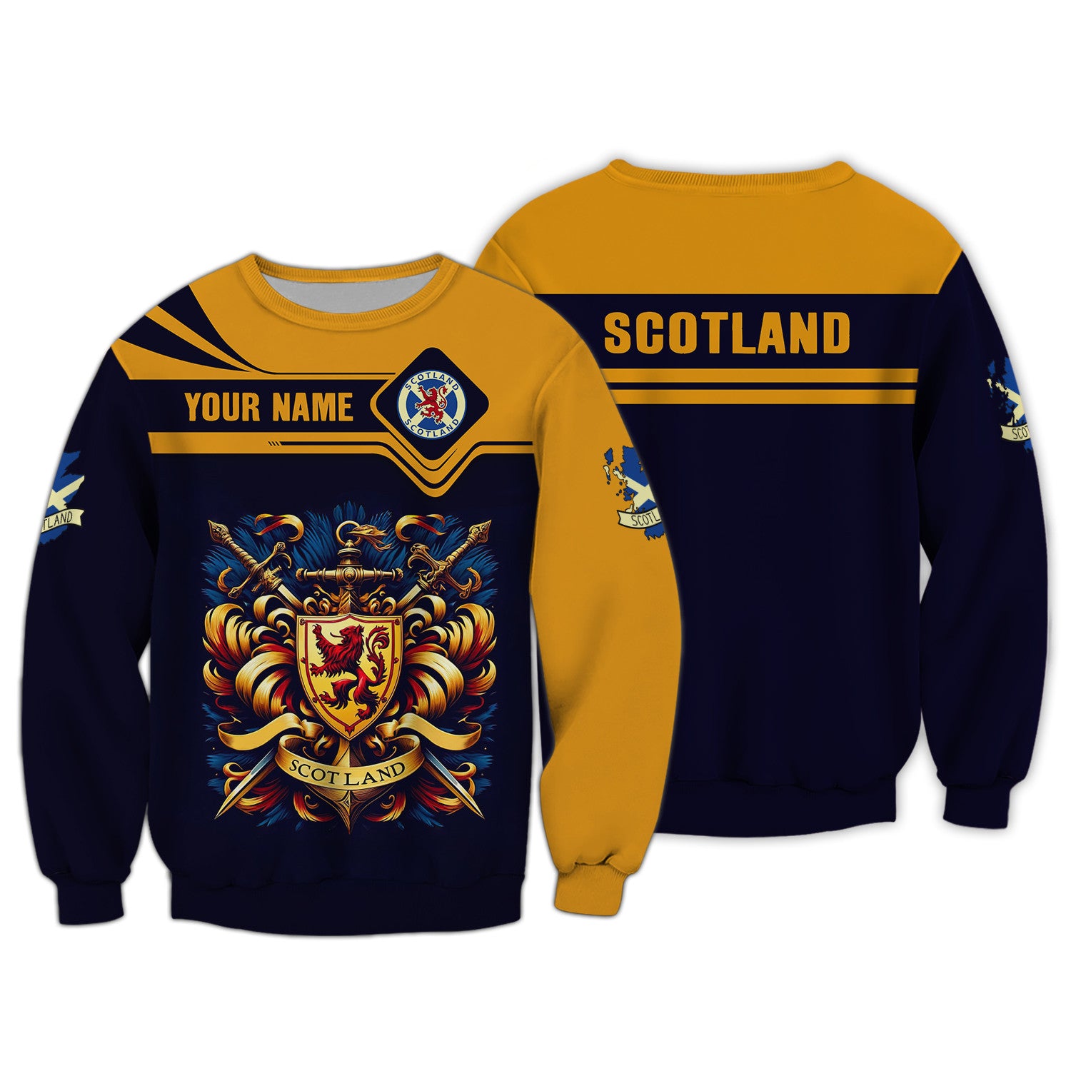 Unisex Scotland Shirt Custom Name Scottish Shirt Gift For Scotland Lovers