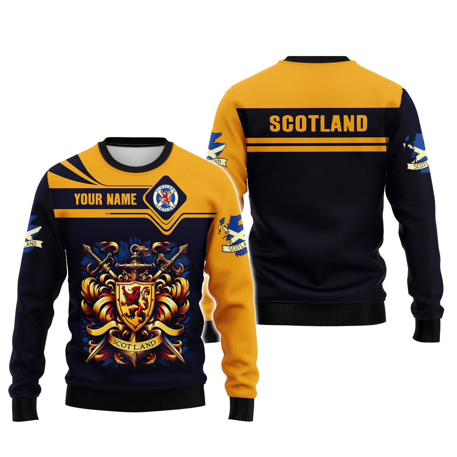 Unisex Scotland Shirt Custom Name Scottish Shirt Gift For Scotland Lovers