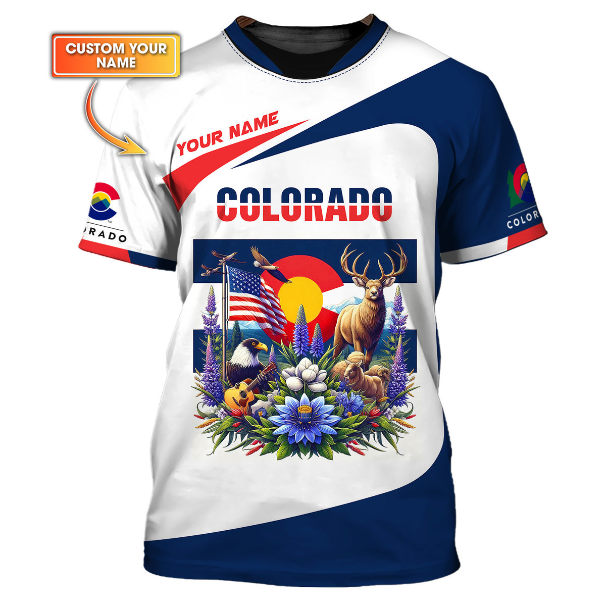 Personalized Name Colorado Shirt Custom Gift For Colorado Lovers