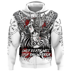 VikingValkyrie Honor Zip 3D  Hoodie