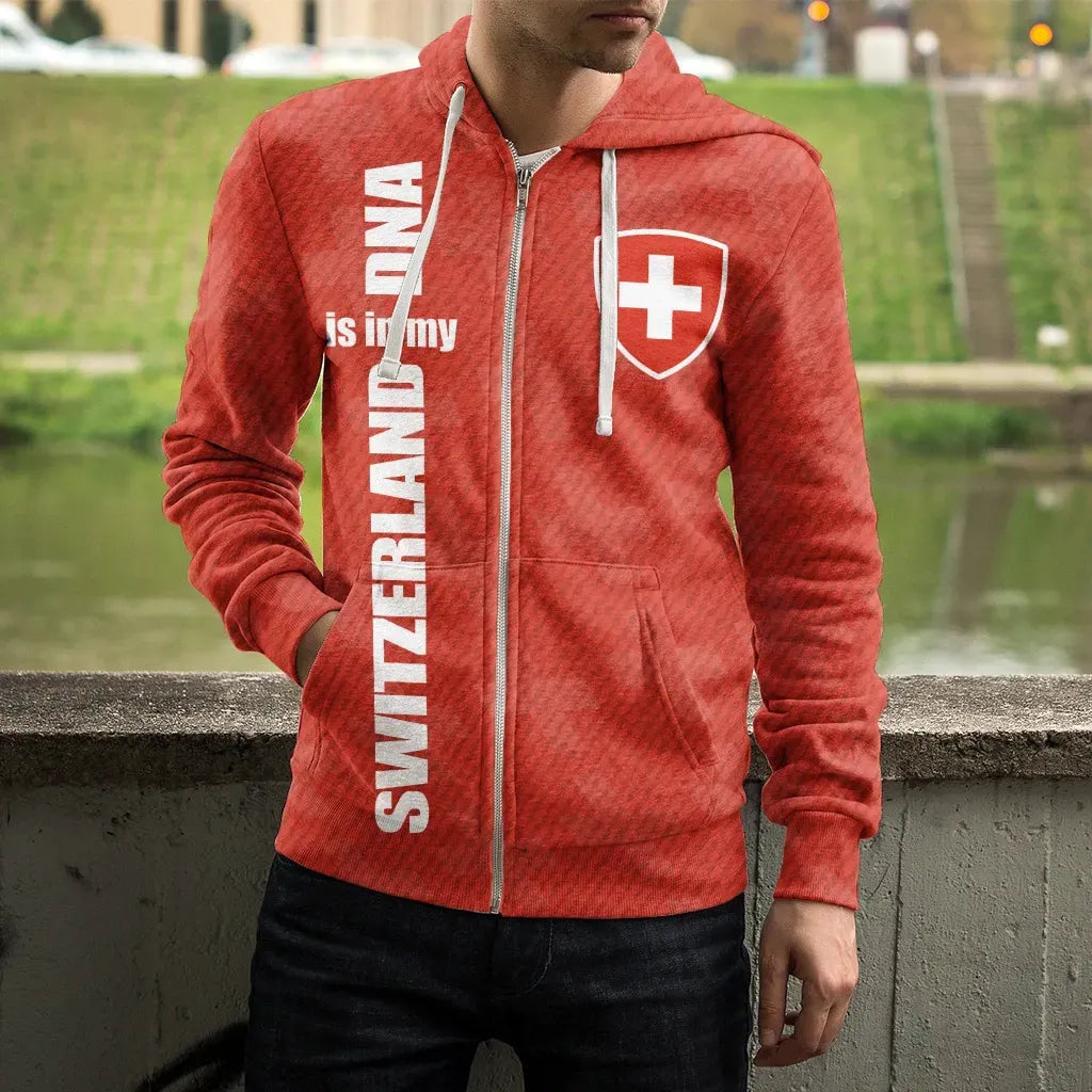 Switzerland 3D Hoodie Switzerland Is In My Dna