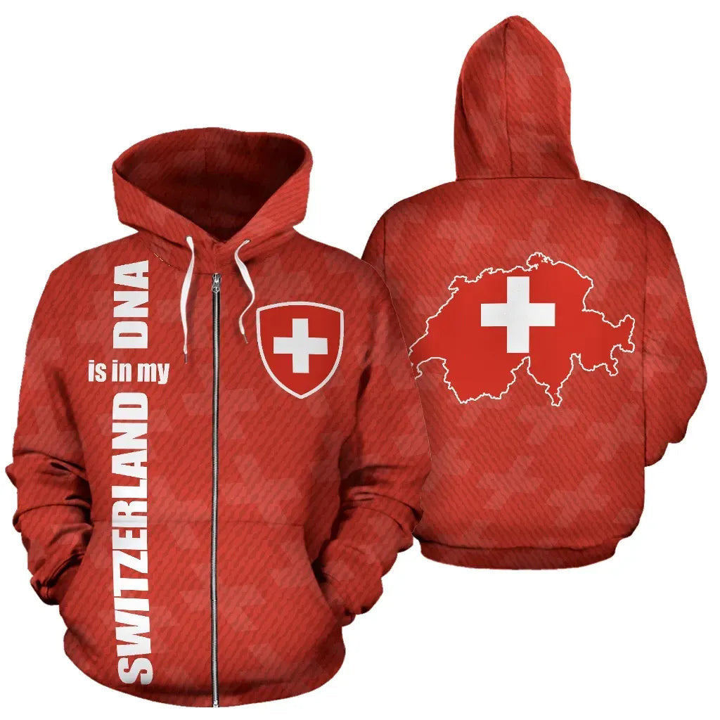 Switzerland 3D  Hoodie Switzerland Is In My Dna