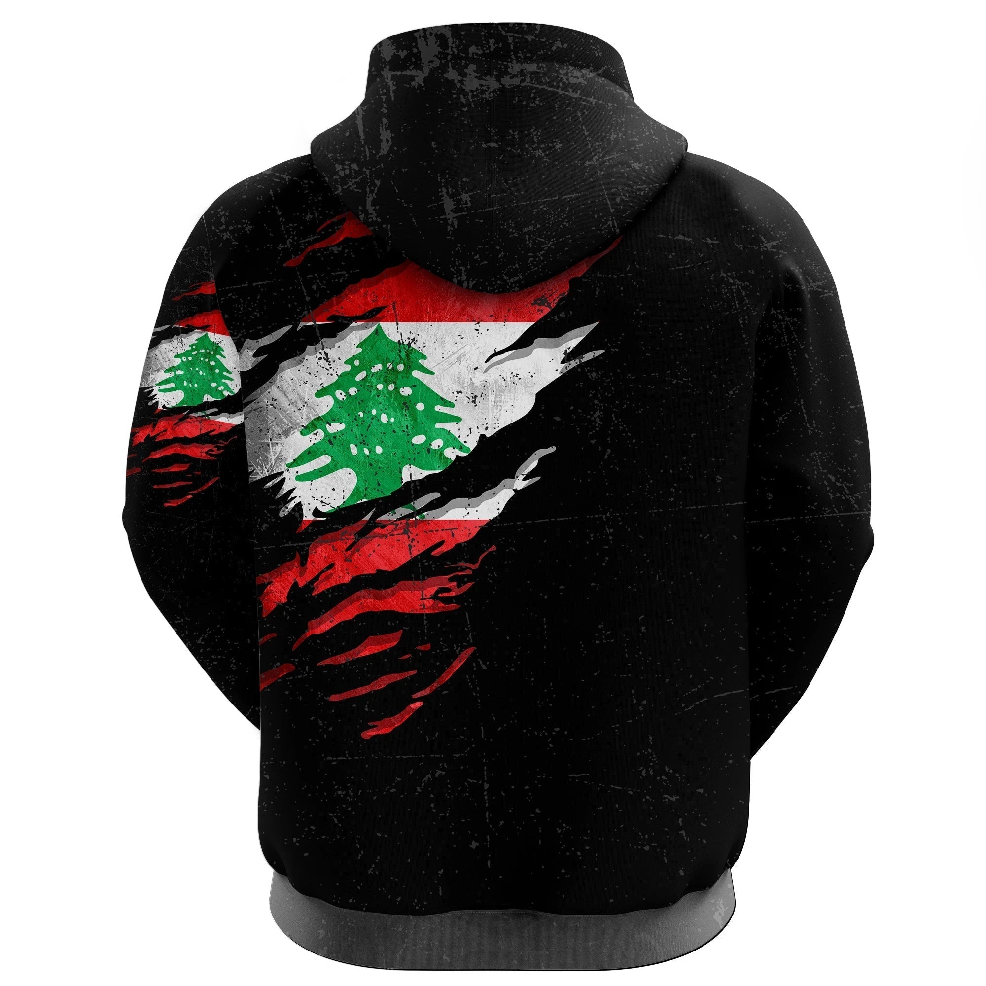 Lebanon In Me Zip 3D Hoodie Special Grunge Style