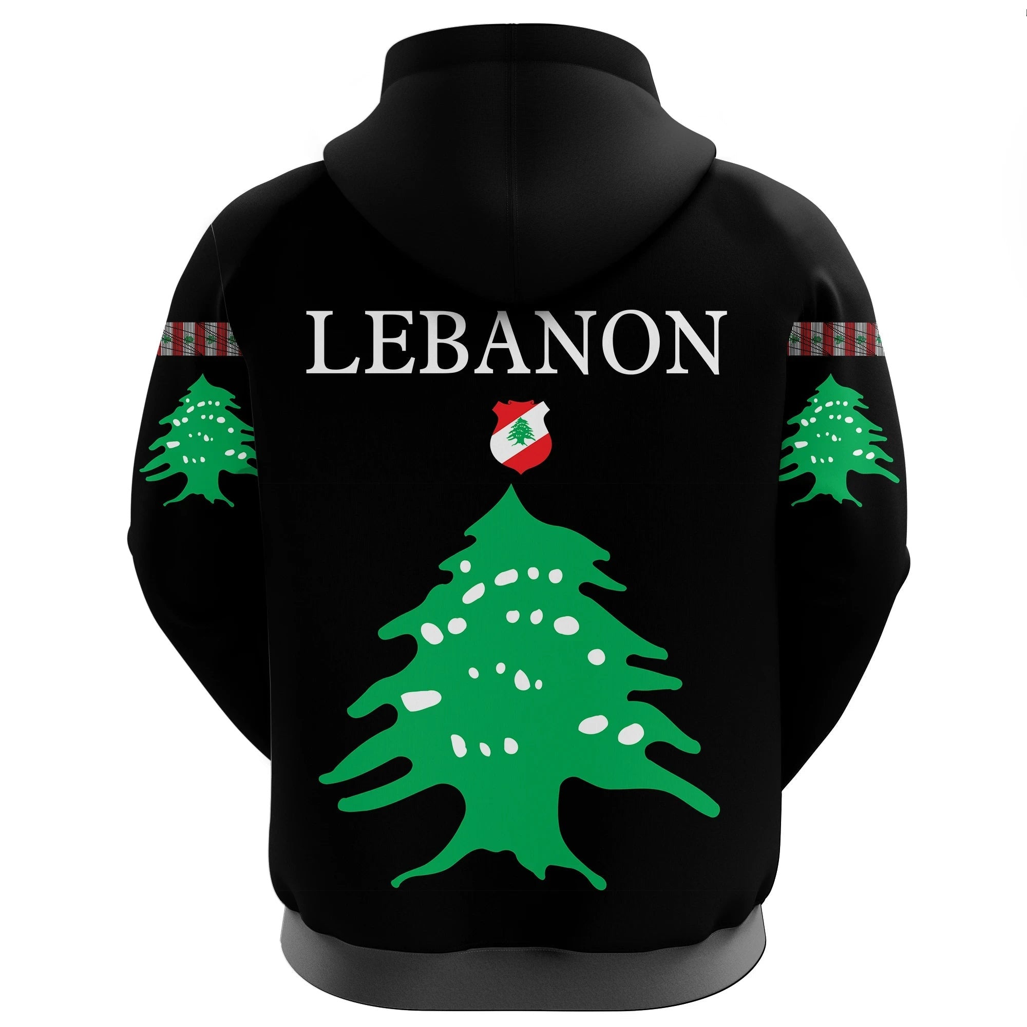 Lebanon United Zip 3D Hoodie