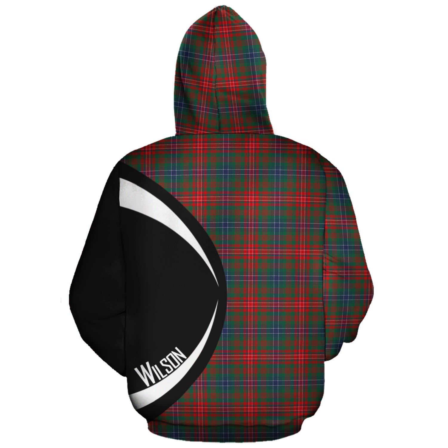 Wilson Modern Clan Scotland Hoodie Tartan Plaid Hoodie Circle Style