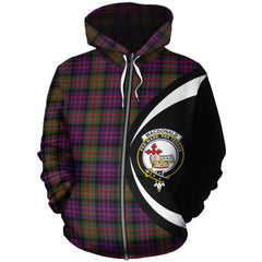 MacDonald Modern Clan Scotland Hoodie Tartan Plaid Hoodie Circle Style