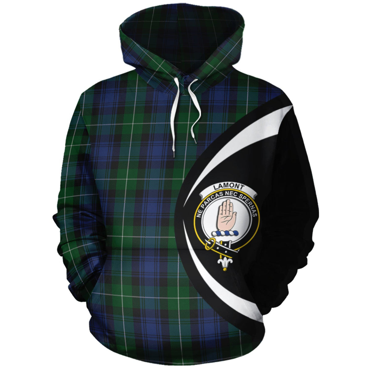 Lamont #2 Clan Scotland Hoodie Tartan Plaid Hoodie Circle Style