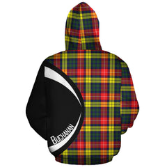 Buchanan Modern Clan Scotland Hoodie Tartan Plaid Hoodie Circle Style