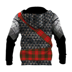 Cameron Modern Tartan Hoodie, Scottish Clan Tartan Cool Hoodie For Men Warrior Armor Style K23