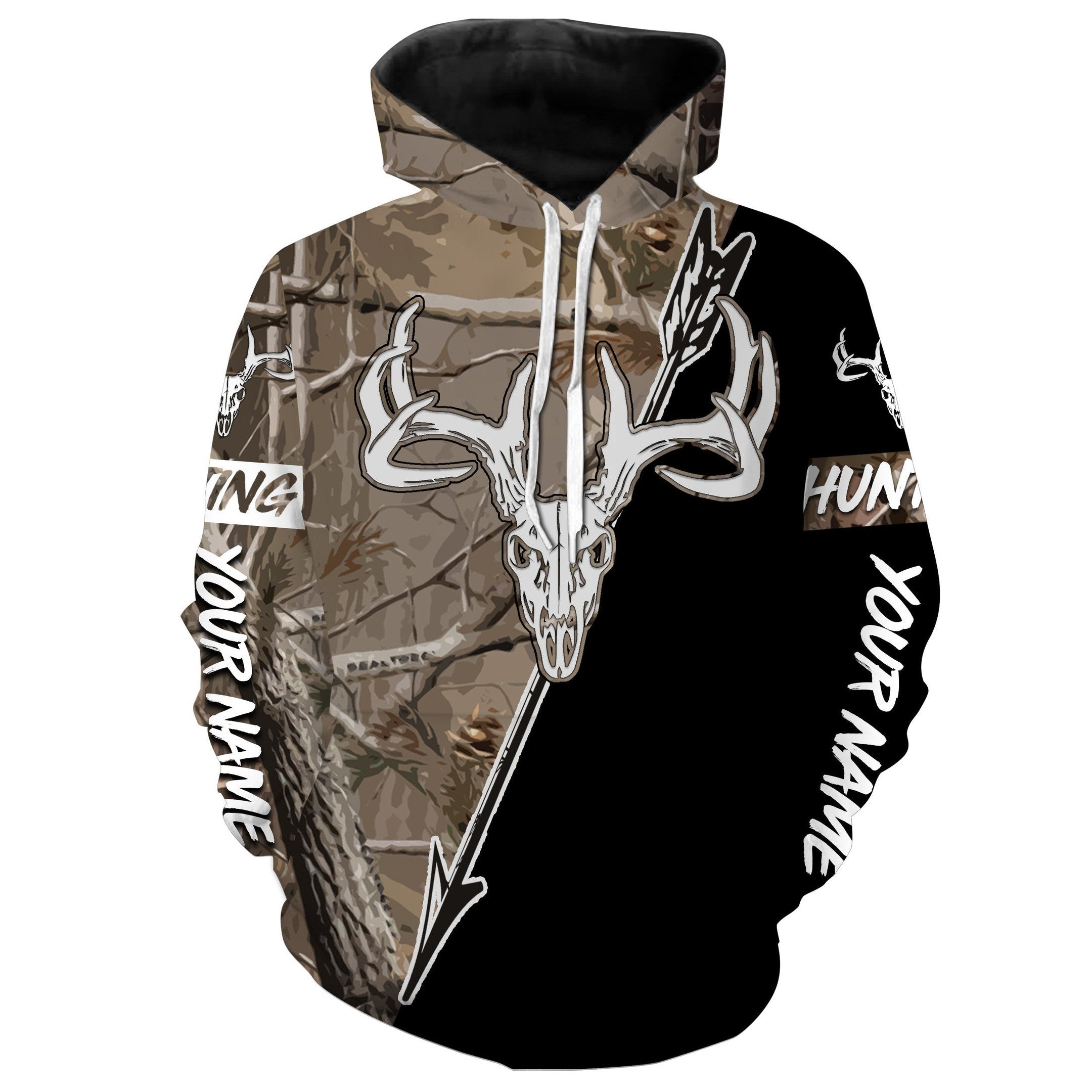 Custom Bow Hunter Deer Hunting Camo Archery Custom All Over Print Hoodie For Men, Women And Kids