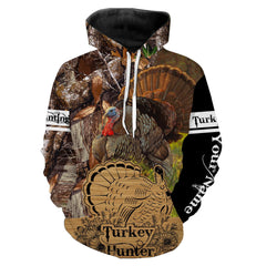 Beautiful Turkey Hunting Custom Name Hoodie Personalized Hoodie For Turkey Hunter, Hunting Gift