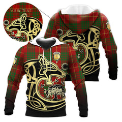 Cameron Hoodie, Family Coat Of Arms Cool Hoodie Celtic Wolf