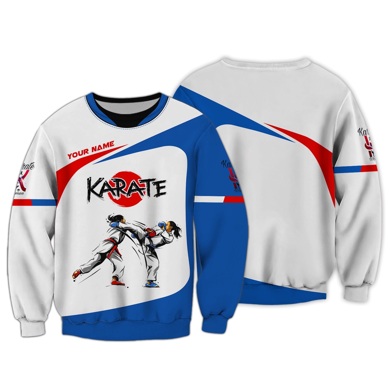 Custom Name Karate Shirt Personalized Name Gift For Karate Lovers